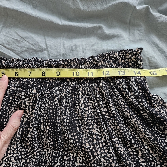 Z Supply printed skirt L stretch waist - Picture 4 of 5